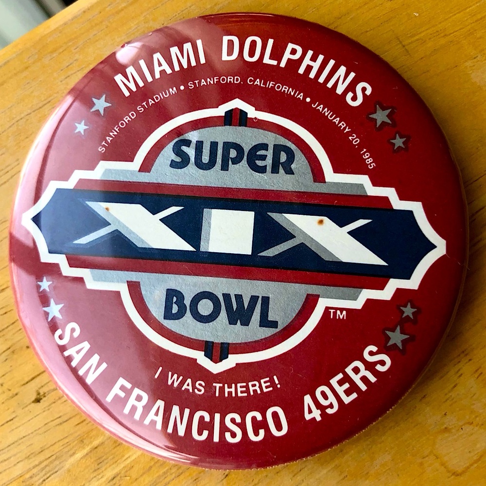 Vintage Pin - 49ers Super Bowl XIX Champions